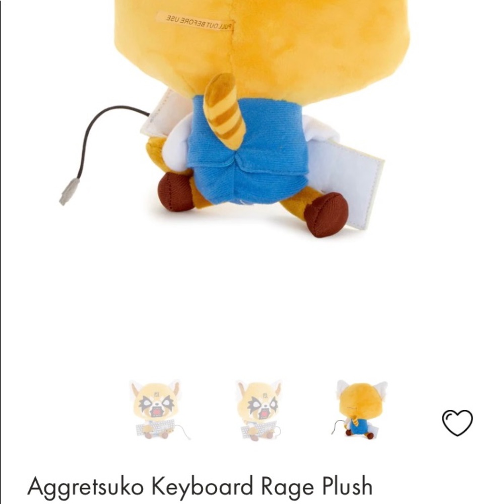 Aggretsuko keyboard RAGE plush - Picture 2 of 6